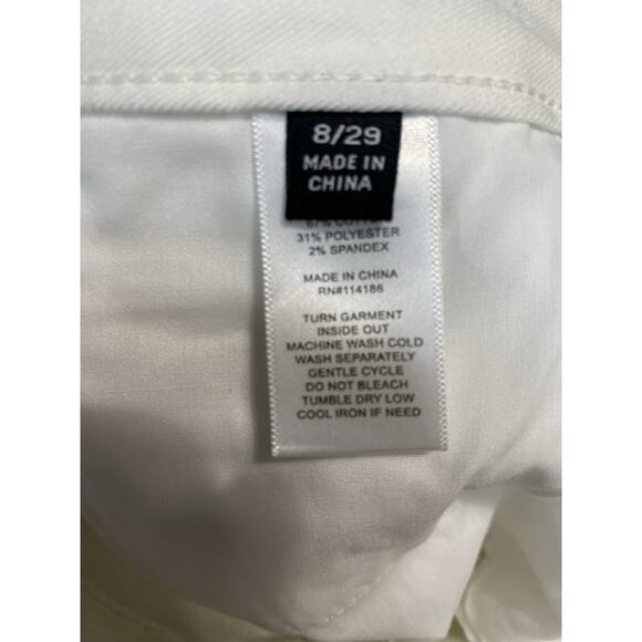 FRYE WOMEN'S HIGH RISE STRETCH CUFFED CROP JEANS SIZE 8 - Picture 9 of 10